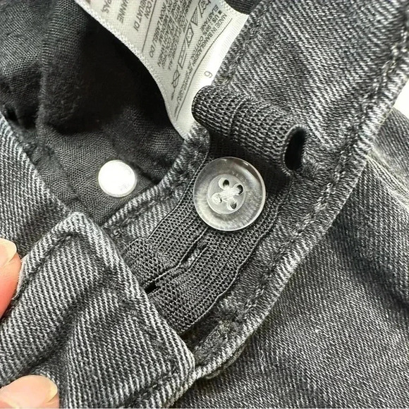 Old Navy Jeans Straight Leg Black Size 6 - Picture 8 of 16